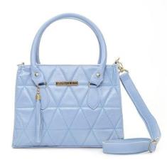 Bolsa Transversal Tiracolo Colorida Moda Feminina Clássica - Rosa Hele