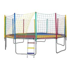 Cama Elástica 4,27m 6 Pés Chicoplay Lona Colorida Nacional