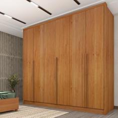 Guarda Roupa Casal 100% MDF 6 Portas 6 Gavetas Sol 243cm Espresso Móve