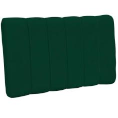 Cabeceira Cama Box Painel Solteiro 100 cm Dubai W01 Suede Verde Musgo 