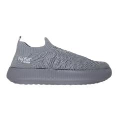 Tenis Ortopedico Flyfeet Nuvem KNIT 34-35 Cinza