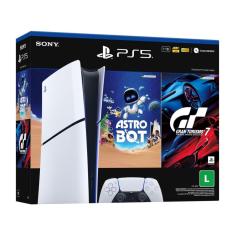 Console Sony Playstation 5 Slim Digital +2 Jogos - Branco