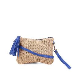 Bolsa Pagani Clutch Trama Palha Feminina-Feminino