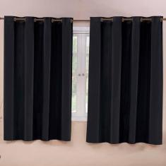 Cortina Blackout Corta Luz 2,80m x 1,60m - Paulo Cezar Enxovais, preto