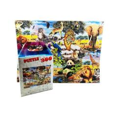 Quebra-cabeça Puzzle Reunião de Animais de 300 peças - Reidopendrive