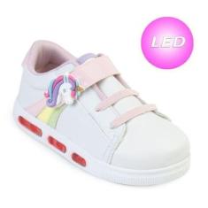 Tênis Casual Grugui Led Infantil GR22-01492-Feminino