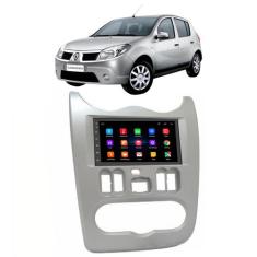 Kit Multimidia Android Sandero 2007 2008 2009 2010 2011 7 Pol + Câmera