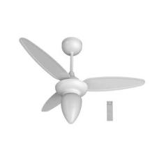 Ventilador de Teto Ventisol Wind Inverter 3 Pás 90cm Branco com Controle - Bivolt