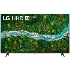 Smart TV LG 50'' 4K UHD 50UP7750 WiFi Bluetooth HDR Inteligência Artificial ThinQ Smart Magic Google Alexa Preto Bivolt