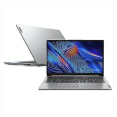 Notebook Lenovo IdeaPad 1i i3-1215U 4GB 256GB SSD Linux 15.6" 82VYS00600 Cloud Grey