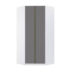 Guarda Roupa Modulado Canto Closet 2 Portas 7 Prateleiras 111,9cm Prime Luciane Móveis