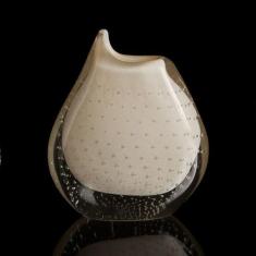 Vaso Em Cristal Murano Pérola - São Marcos