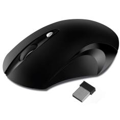Mouse Óptico Movitec Sem Fio Omw-03 1000-1600 Dpi Preto