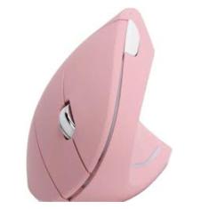 Mouse Vertical s/ Fio (wireless E Bluetooth) 2400dpi Ka-6660 Rosa