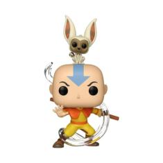 BONECO FUNKO POP ANIMATION AVATAR AANG W/MOMO