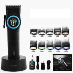 Máquina De Cortar Cabelo 9000Rpm Vgr-001 Bivolt Preto, Bivolt
