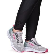 Tenis Feminino Para Caminhada Treino Academia - Polo RDW, Cinza, 36, F