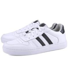 Tênis Casual em Couro Masculino Mr. Gutt Branco-Feminino