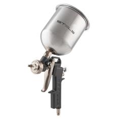 STELS Pistola de Pintura Com Tanque Alto Bico – Pistola para Pintura Pneumática de Alta Precisão