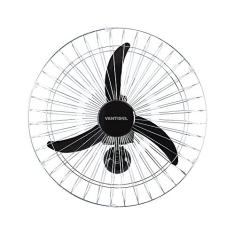 Ventisol Ventilador de Parede Oscilante, 3 Pás Premium, Cromado, 60cm, Bivolt