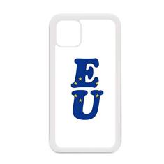 Capa Abbreviation União Europeia para iPhone 12 Pro Max para Apple Mini Mobile Case Branco