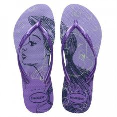 Chinelo Havaianas Feminina Slim Princesas Disney