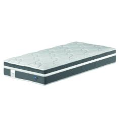 Colchão Solteiro Molas Ensacadas Euro In Up 88x188x26cm Cinza / Branco Probel - Suporta até 110kg por Pessoa