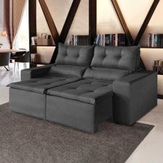 Sofá Retrátil e Reclinável 2 Lugares 196cm Firenze