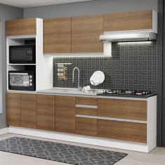 Cozinha Completa 100% Mdf Madesa Acordes Branco Rustic