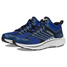 Skechers Tênis masculino Go Run Consistent 2.0-100% impermeável, Azul, 39