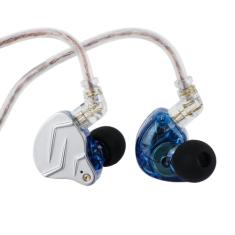 Linsoul KZ ZSN Pro fones de ouvido híbridos de metal com driver duplo 1BA+1DD Monitor intra-auricular HiFi com cabo removível de 2 pinos, painel de liga de zinco