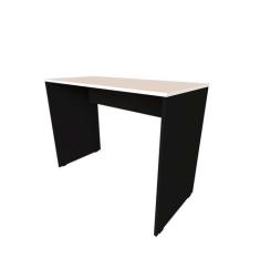 Escrivaninha Fini Branca e Preta 120 cm - Bramov