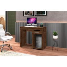 Mesa / Escrivaninha QU Para Computador Com Nicho Para CPU 1 Gaveta Cor