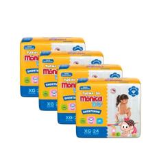 Fralda Turma da Mônica Baby Shortinho Jumbo XG 96 Unidades