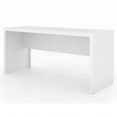 Escrivaninha Para Escritório Me4109 Branco Branco