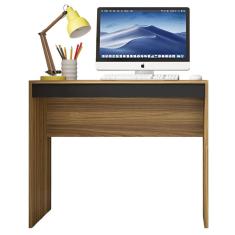 Mesa Computador Para Escritório 90 Cm Marrom Recta Caemmun