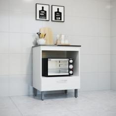 Balcão Forno com Tampo 86,5cm X 70cm X 53,5cm - Agne Móveis