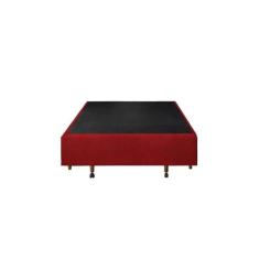 Base Box Casal Vermelho 38x138x188 - RR COLCHOES