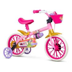 Bicicleta Bike Infantil 3 Anos Feminina Nathor Princesas Disney Aro 12