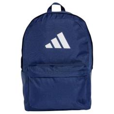 Mochila Adidas Classic 3 Barras 27 Litros, Azul escuro
