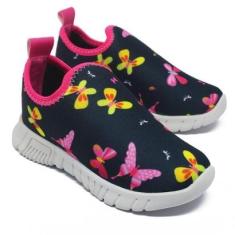 Tenis Infantil Menina Confortável Dia a Dia Escolar-Feminino