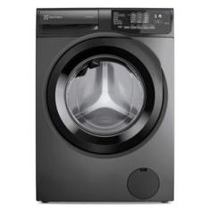 Lavadora de Roupas Electrolux 12kg Cinza Ônix Inverter com Água Quente e Lavagem Inteligente - LFC12