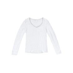 Blusa Feminina Básica Slim Manga Longa