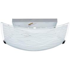 Plafon Sobrepor Quadrado, Attena, 1317 Peq Cr, Cromado