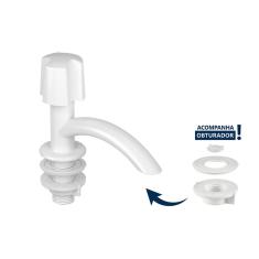 Torneira Lavatorio Madri Mesa 1/2&quot; Branco - Duda 