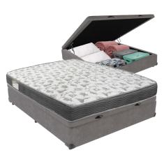 Cama Box com Baú Ortobom ISO100 Bege D33