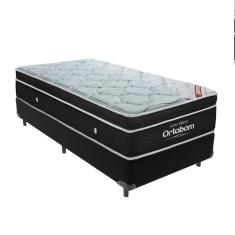 Cama + Box Colchão Molas Ensacadas Solteiro Ortobom Elegant Pillow