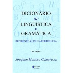 Livro - Dicionário de linguística e gramática: Referente à língua portuguesa