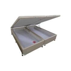 Cama Box Baú Queen Linho Clean (158x198x35 (2 uni 79X198)) - Castor