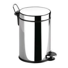 Lixeira De Inox Com Pedal e Balde 12L BRINOX